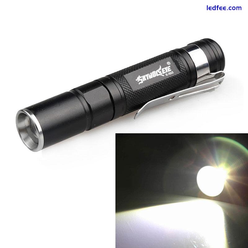 2000LM Waterproof Pocket LED Flashlight  Zoomable LED Torch Mini Penlight 0 