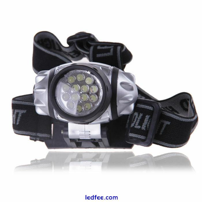 14 LED Bike Bicycle Cycle Hiking Headlight Torch AAA Head Lamp Outdoor Fishing 1 