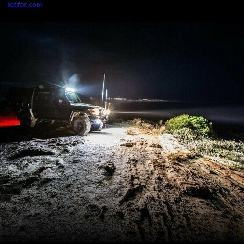 2pcs 6'' 200W LED Work Light Flood Beam Bar Light Bar Offroad Lig J. 4 