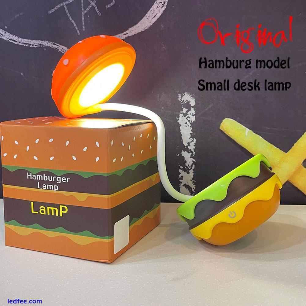 Table Lamp Hamburger Small Night Lights LED Desk Light Home Decor ornaments New 5 