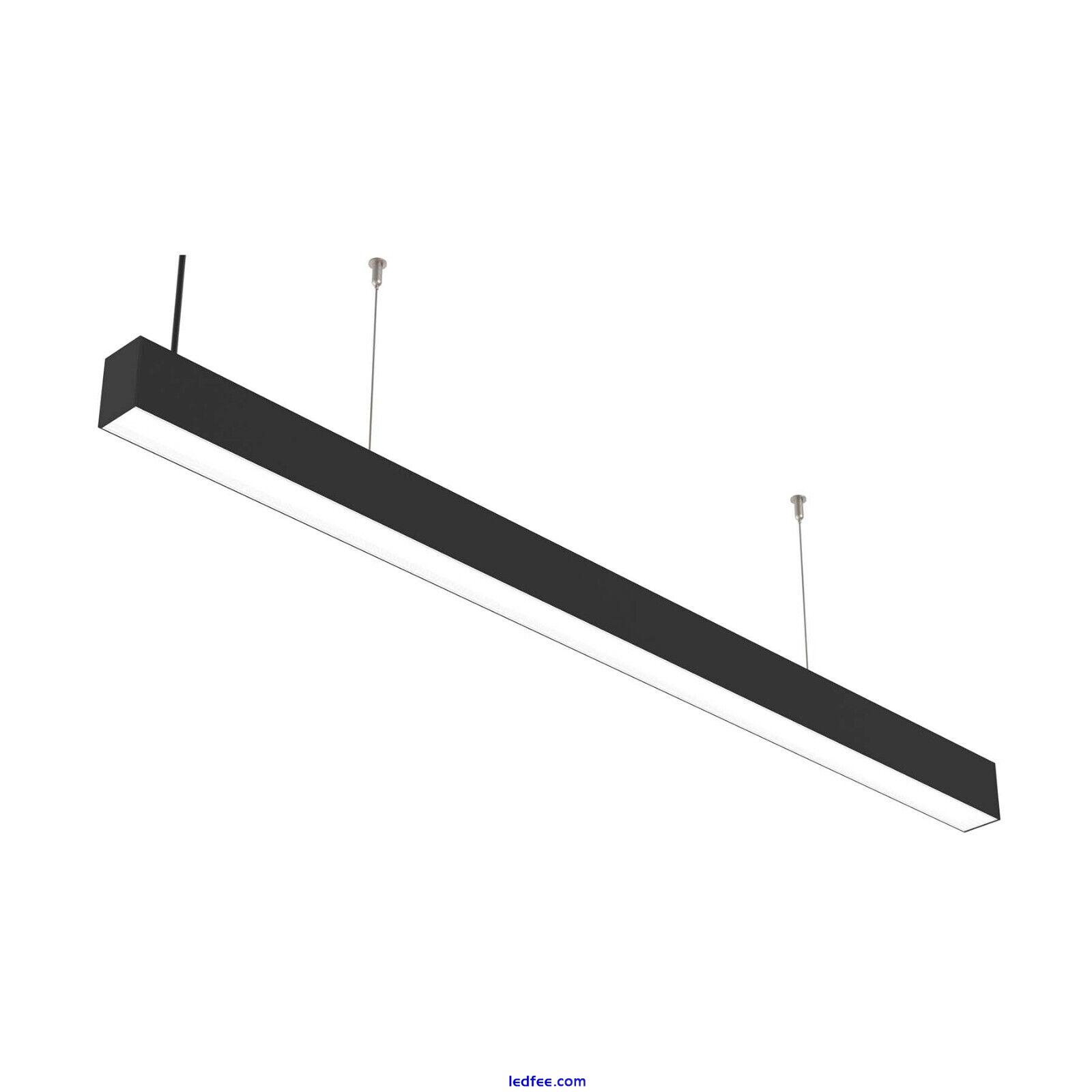 Linkable LED Linear Lights 40W 4FT/50W 5FT 1-10V Dimming Modern Office Lighting 4 