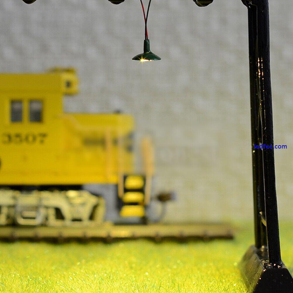 Set of 10 LED Street Light Model Wall Lamp Posts for OO Gauge Miniature Layouts 4 