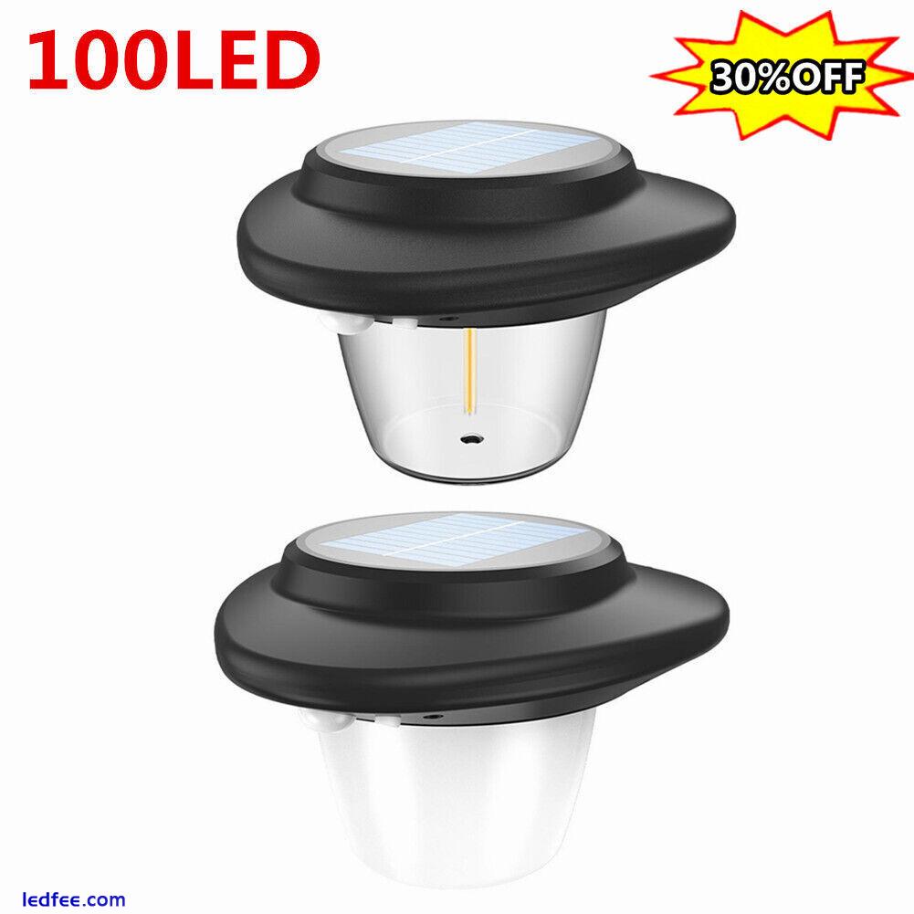 NEW Outdoor Solar Wall Light LED Motion Sensor Bright Street Lamp Flood O3H6 0 