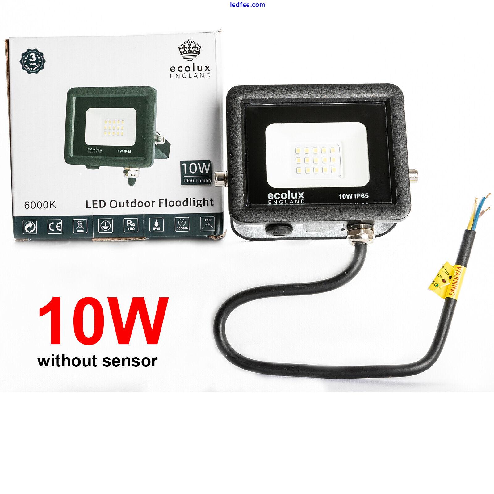 LED Floodlight Motion Sensor 10W-100W Security Outdoor PIR Flood Light Garden 3 