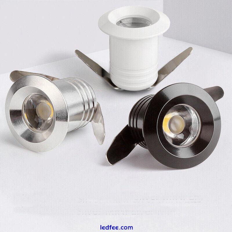 Mini LED Downlight Under Cabinet Spot Light 1W Recessed Ceiling Lamp 110V-240V 5 