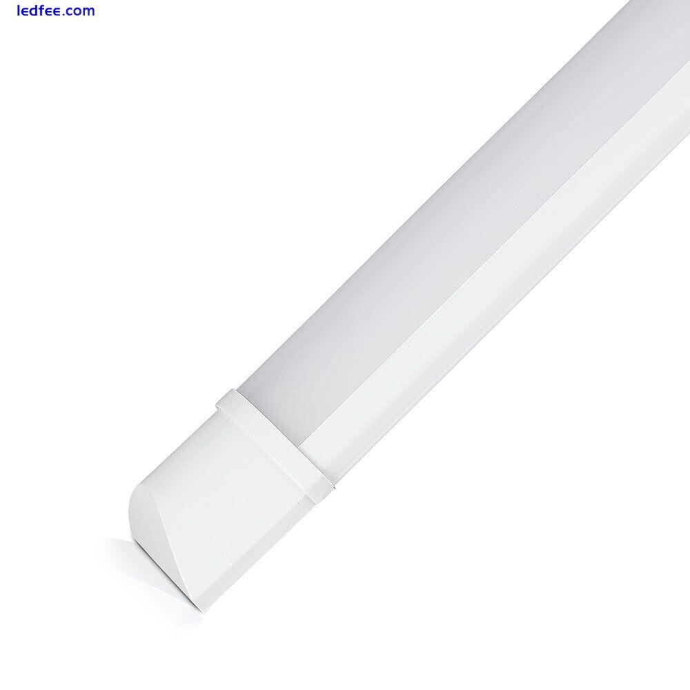 LED Batten Light Slim 5FT 50W Ceiling Fitting Low Profile 6400K 150CM LEDBRITE 2 