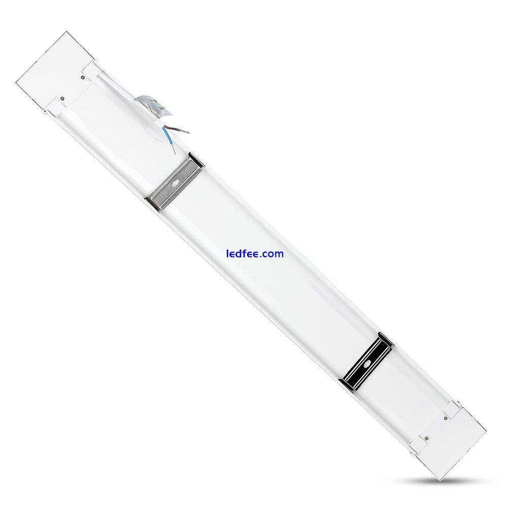 LED Batten Light Slim 5FT 50W Ceiling Fitting Low Profile 6400K 150CM LEDBRITE 4 