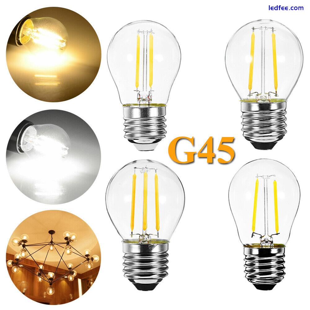 Retro E27 220V G45 LED Bulbs Glass Edison Bulb Tungsten Lamp for Home Decoration 2 