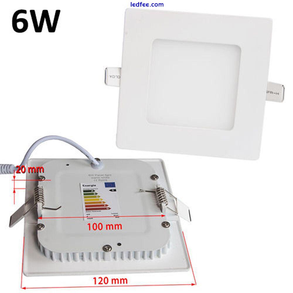 Square LED Recessed Panel Light Ceiling Down Light Flat Panel 12w 15watt 18watt 0 