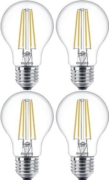 Philips GLS E27 Edison Screw LED Filament Light Bulb 7(60)W LED Warm White 806lm 2 