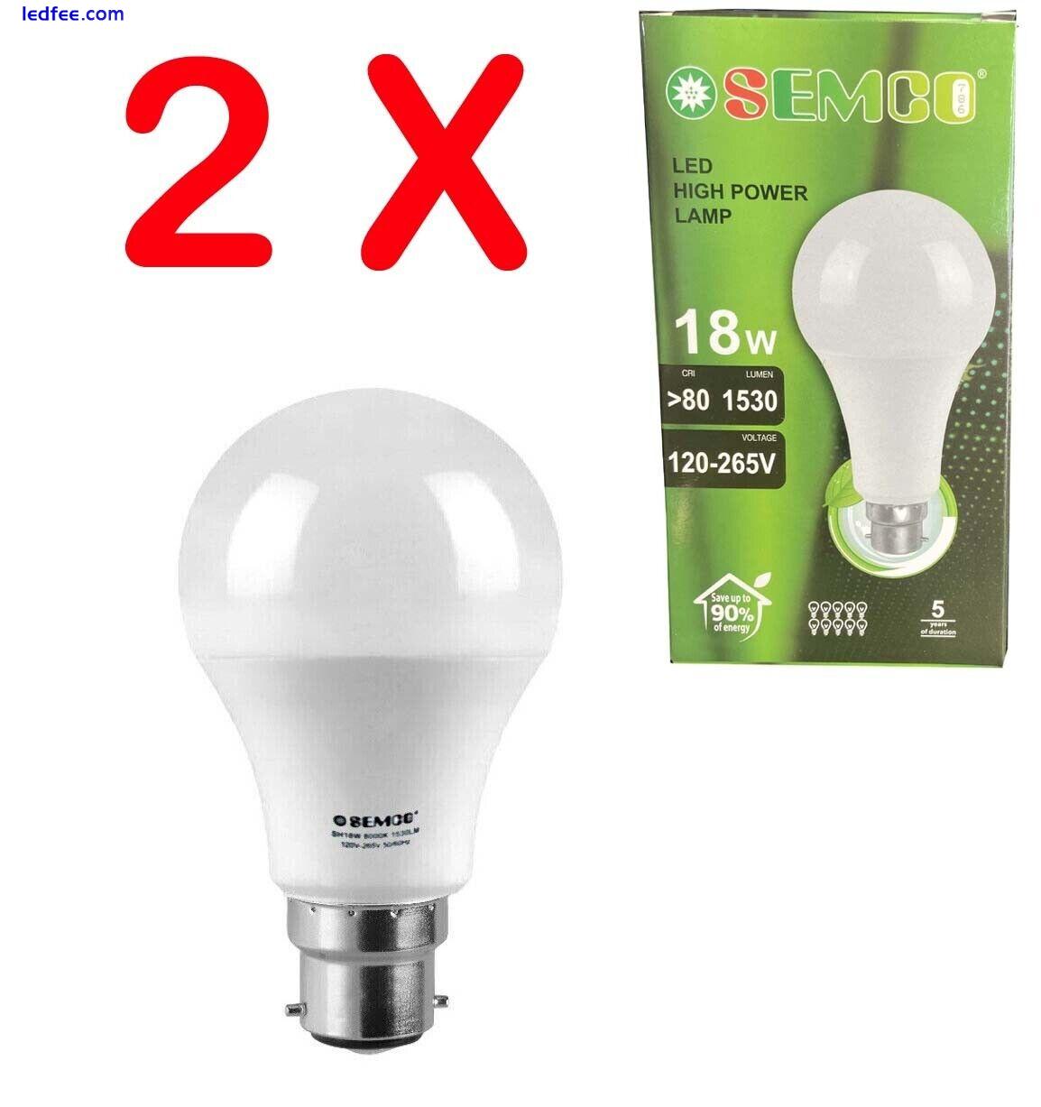 18W =180W LED HIGH POWER COOL WHITE B22 BAYONET CAP LIGHT BULB ENERGY SAVER LAMP 2 