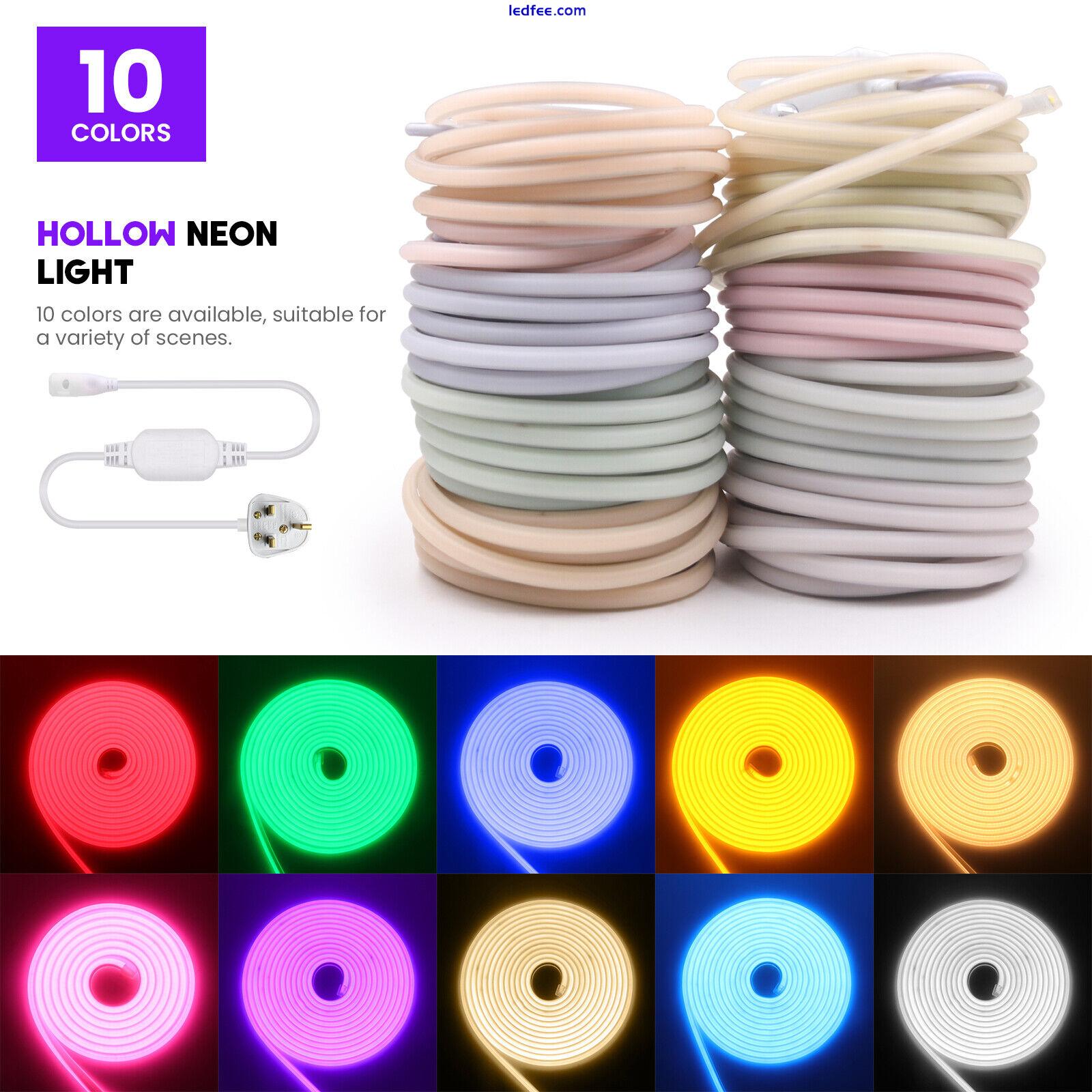 220V COB Neon LED Strip Lights Waterproof Flexible Lamp Outdoor Indoor Lighting 4 