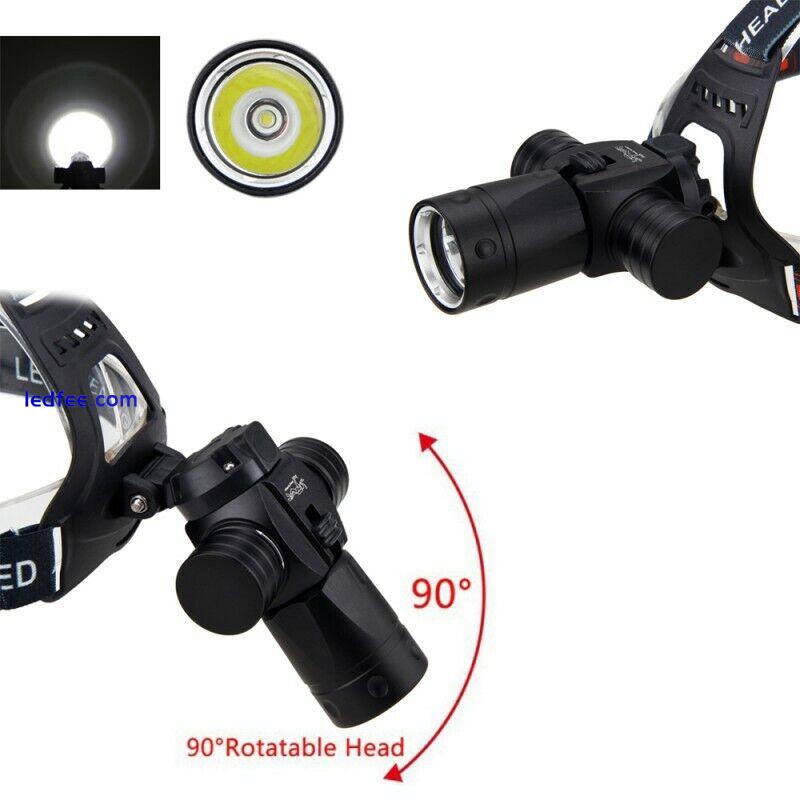 Diving LED Head Light Flashlight Scuba Torch Underwater 100m Dive Lamp 6000LM 3 