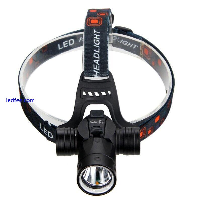 Diving LED Head Light Flashlight Scuba Torch Underwater 100m Dive Lamp 6000LM 5 