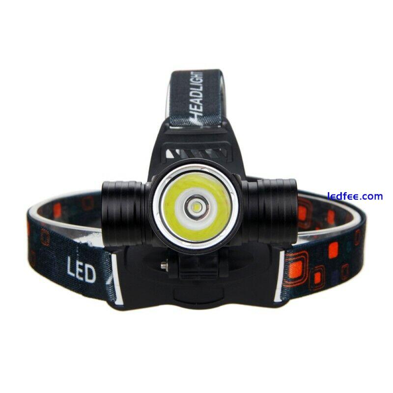 Diving LED Head Light Flashlight Scuba Torch Underwater 100m Dive Lamp 6000LM 1 