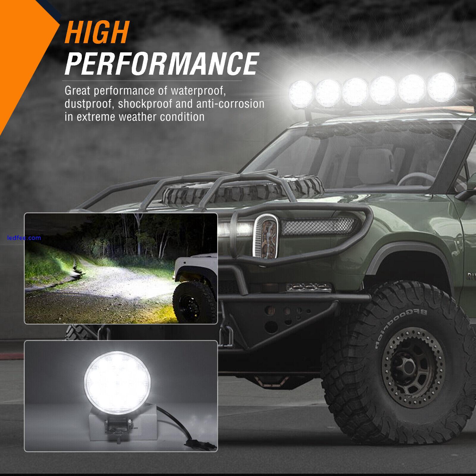 2x LED Work Light Bar Spot Flood Roof Lights Driving Lamp Offroad SUV ATV 3400LM 4 