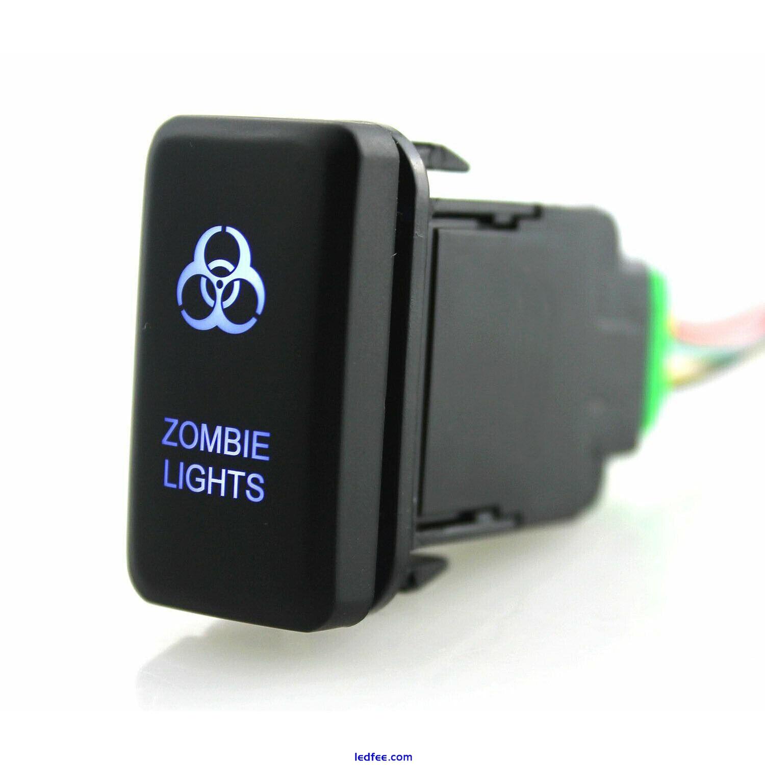 7 Type LED Light Bar Switch Push Button For Toyota Tacoma FJ Cruiser 4Runner 12V 2 