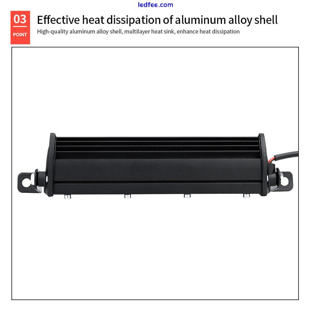 Auto LED Arbeitslicht 12V 24V LED Scheinwerfer Arbeitslichtleiste 6500K Streifen 3 