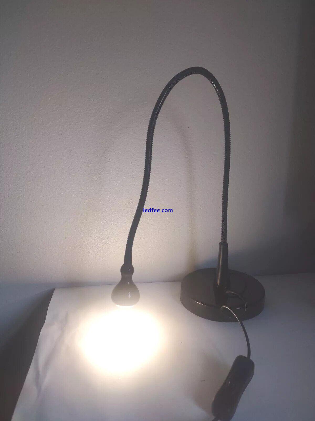 IKEA JANSJO Black Flexible Articulating Led Desk Hobby Lamp Light Work 0 