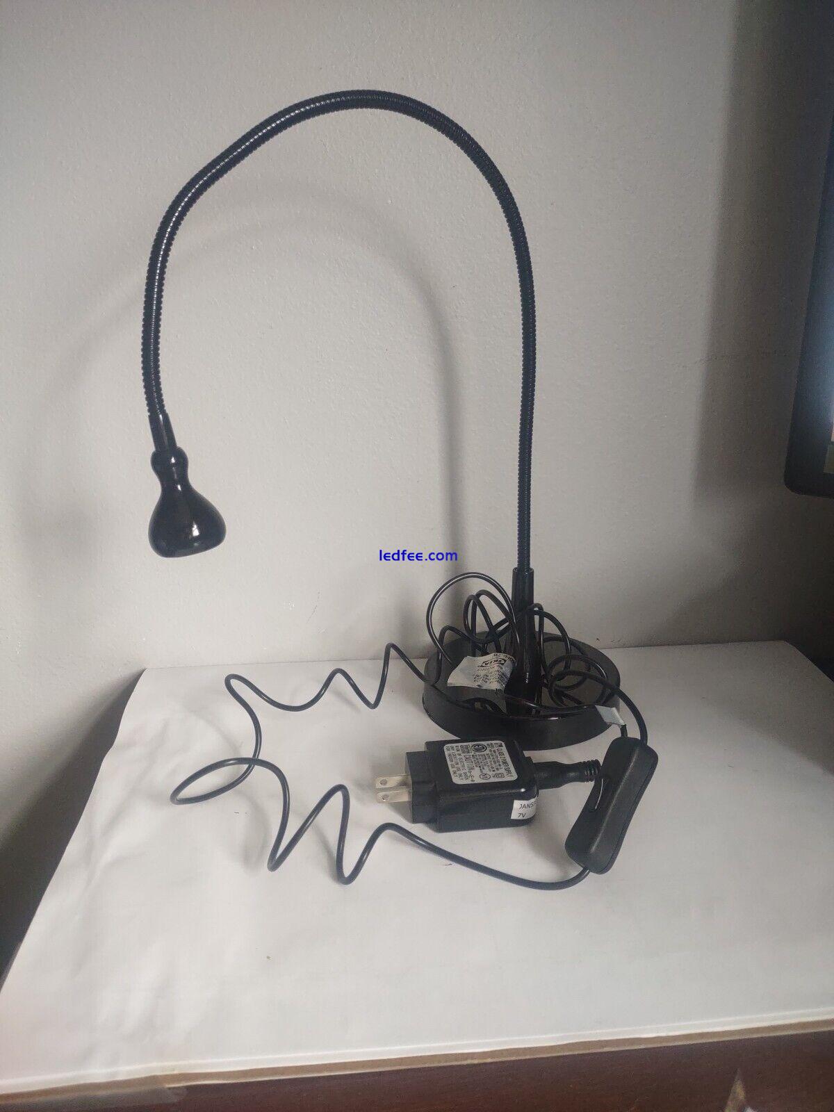 IKEA JANSJO Black Flexible Articulating Led Desk Hobby Lamp Light Work 3 