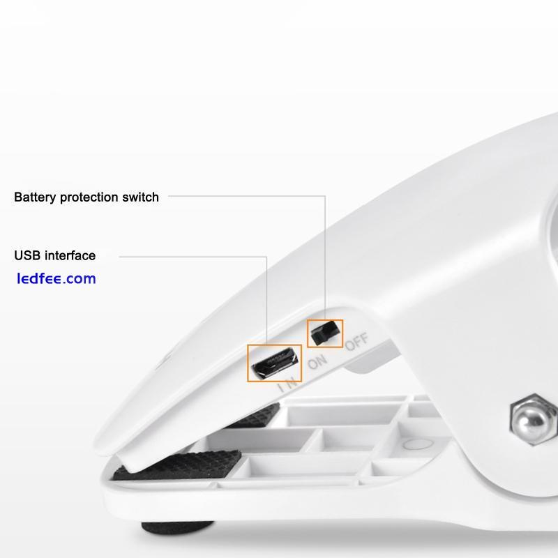 LED Desk Lamp with Clamp Energy Saving Indoor Lamp Safe and Eco-friendly Durable 2 