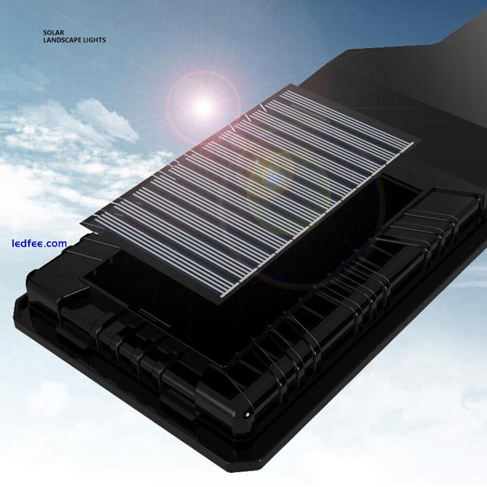 COB LED Solar Street Lights Outdoor Courtyard Porch PIR Remote Control Wall Lamp 5 