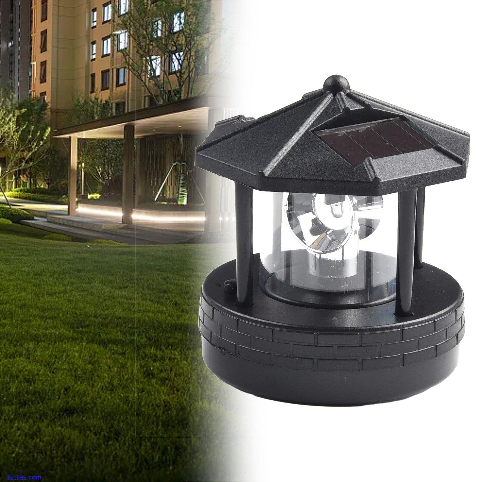 LED Solar Lighthouse Outdoor Landscape Street Light Waterproof Ornament 0 