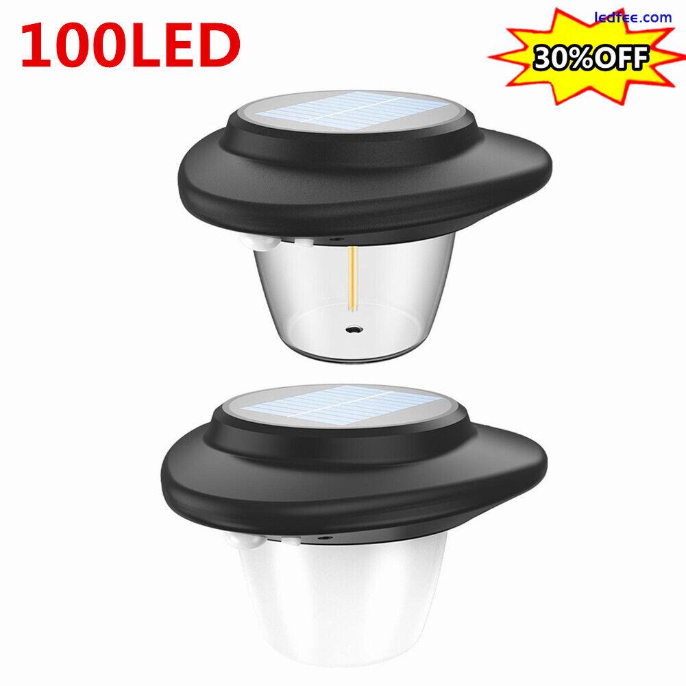 NEW Outdoor Solar Wall Light LED Motion Sensor Bright Flood Street Lamp Garden 0 