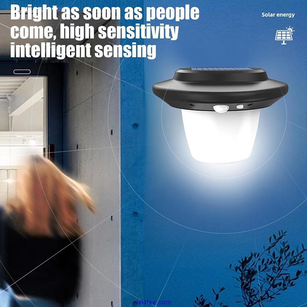 NEW Outdoor Solar Wall Light LED Motion Sensor Bright Flood Street Lamp Garden 1 