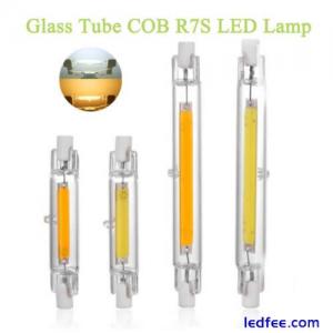 118mm/78mm LED R7s Glasröhre Kalt/Warm Dimmbar COB Birne Ersetzen Halogenlampe