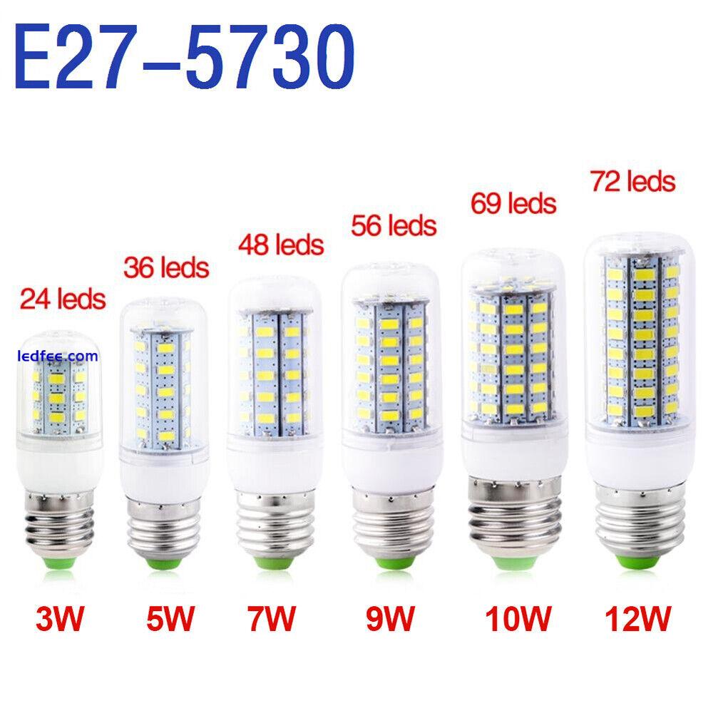 1/4Pack LED Corn Bulbs E27 B22 E14 G9 GU10 Bayonet 3W-15W Light Warm Cool White 3 