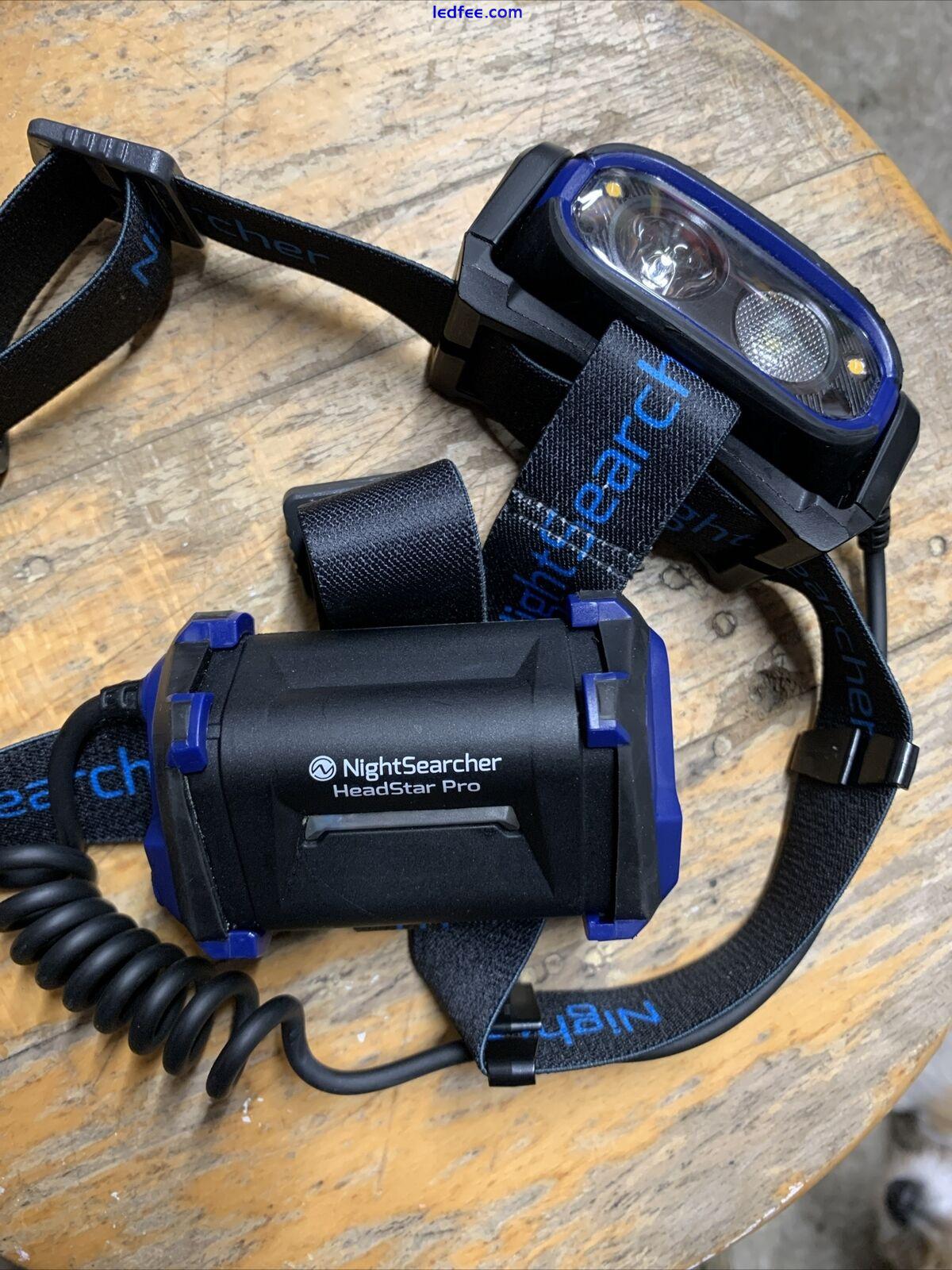 NightSearcher HeadStar Pro Dual Beam LED Head Torch 850 Lumens 1 