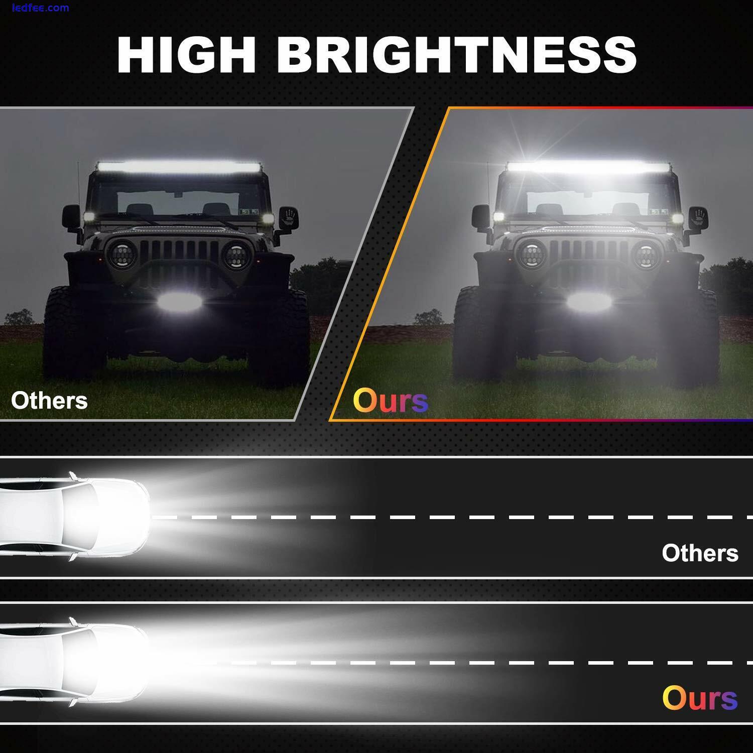 24inch 300W LED Work Light Bar Spot Flood Combo Fog Lamp SUV 4WD UTV ATV 22