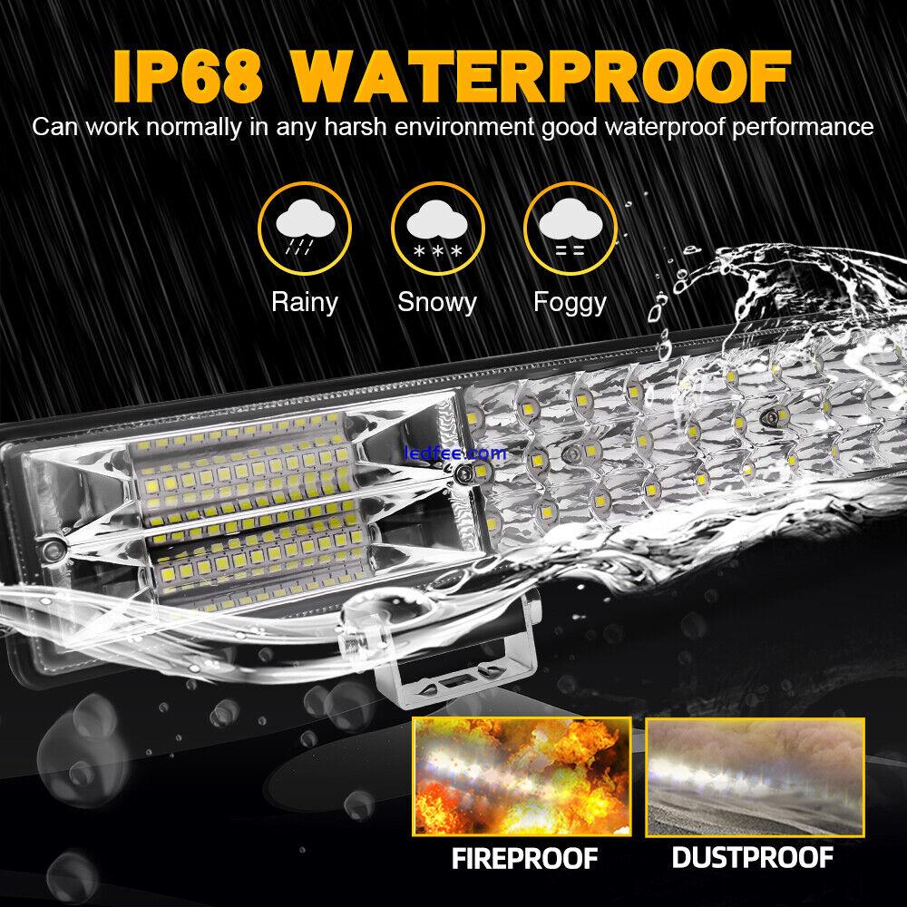 40inch Ultra thin LED Light Bar Spot Flood Beam Driving Offroad SUV Single Row 5 