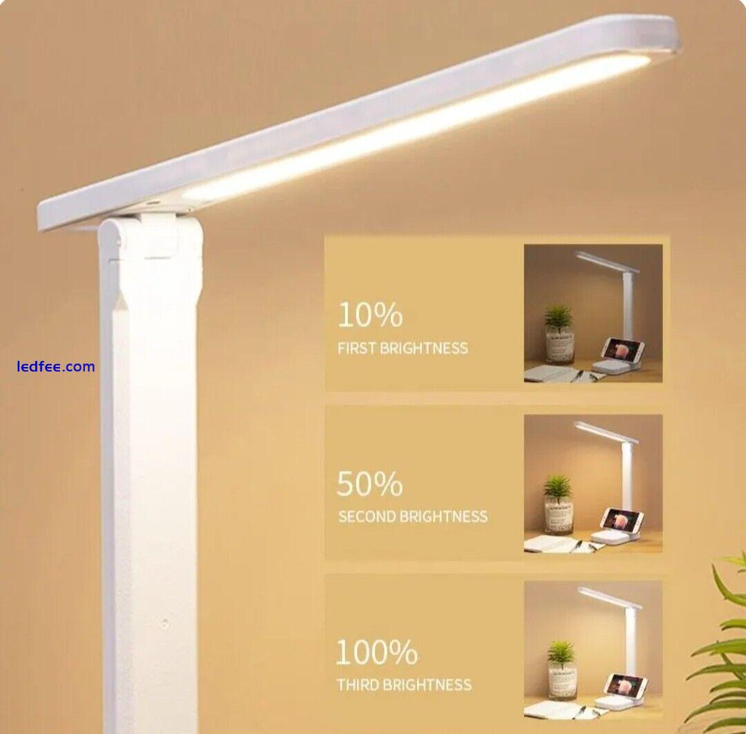 Rechargeable USB Desk Light LED Flexible Touch Bedside Dimmable /10 Day Delivery 2 