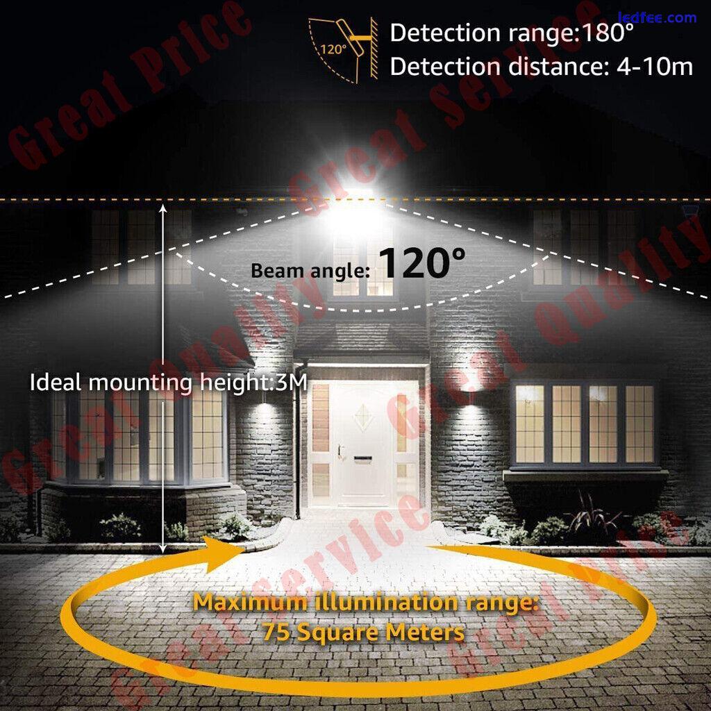 LED Floodlight Outside Light Security Flood Lights Outdoor Garden Lamp Spotlight 2 