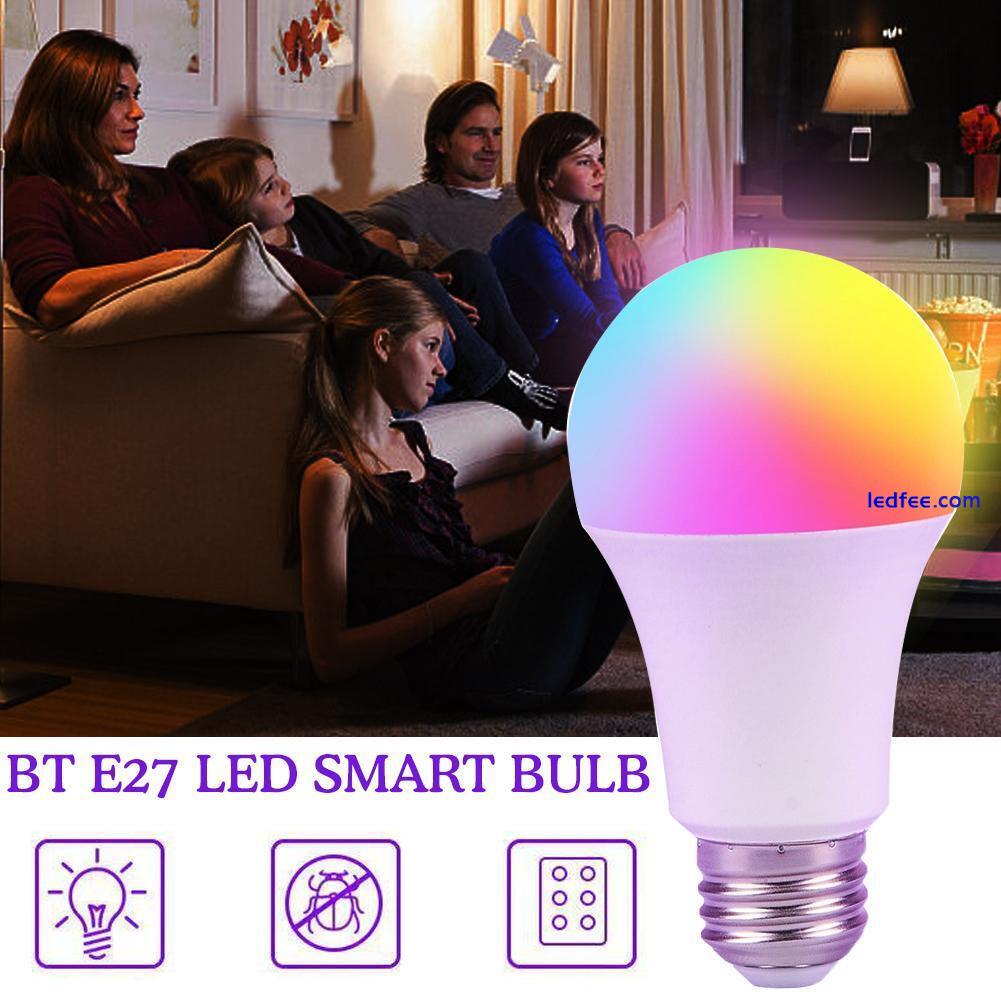 E27 RGBW LED Light Bulb 16-Color Changing W/ Remote For Home Party Room Decor 1 