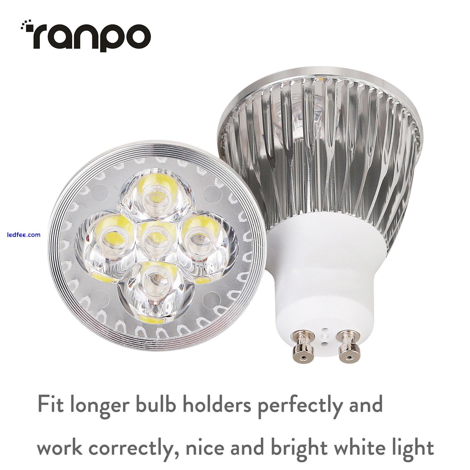 Ranpo Dimmable Spotlight LED Light Bulb 3W 4W 5W GU10 MR16 220V 12V Light Bulb 2 