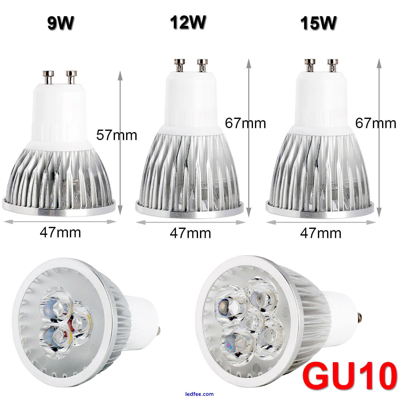 Ranpo Dimmable Spotlight LED Light Bulb 3W 4W 5W GU10 MR16 220V 12V Light Bulb 5 