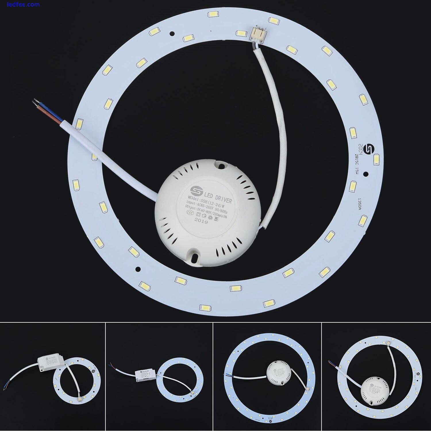 12/15/18W Circle Shaped 5730 LED Panel Ceiling Lights Fixture Board Lamps Plate 0 