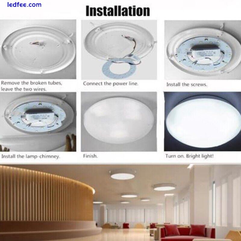 12/15/18W Circle Shaped 5730 LED Panel Ceiling Lights Fixture Board Lamps Plate 5 