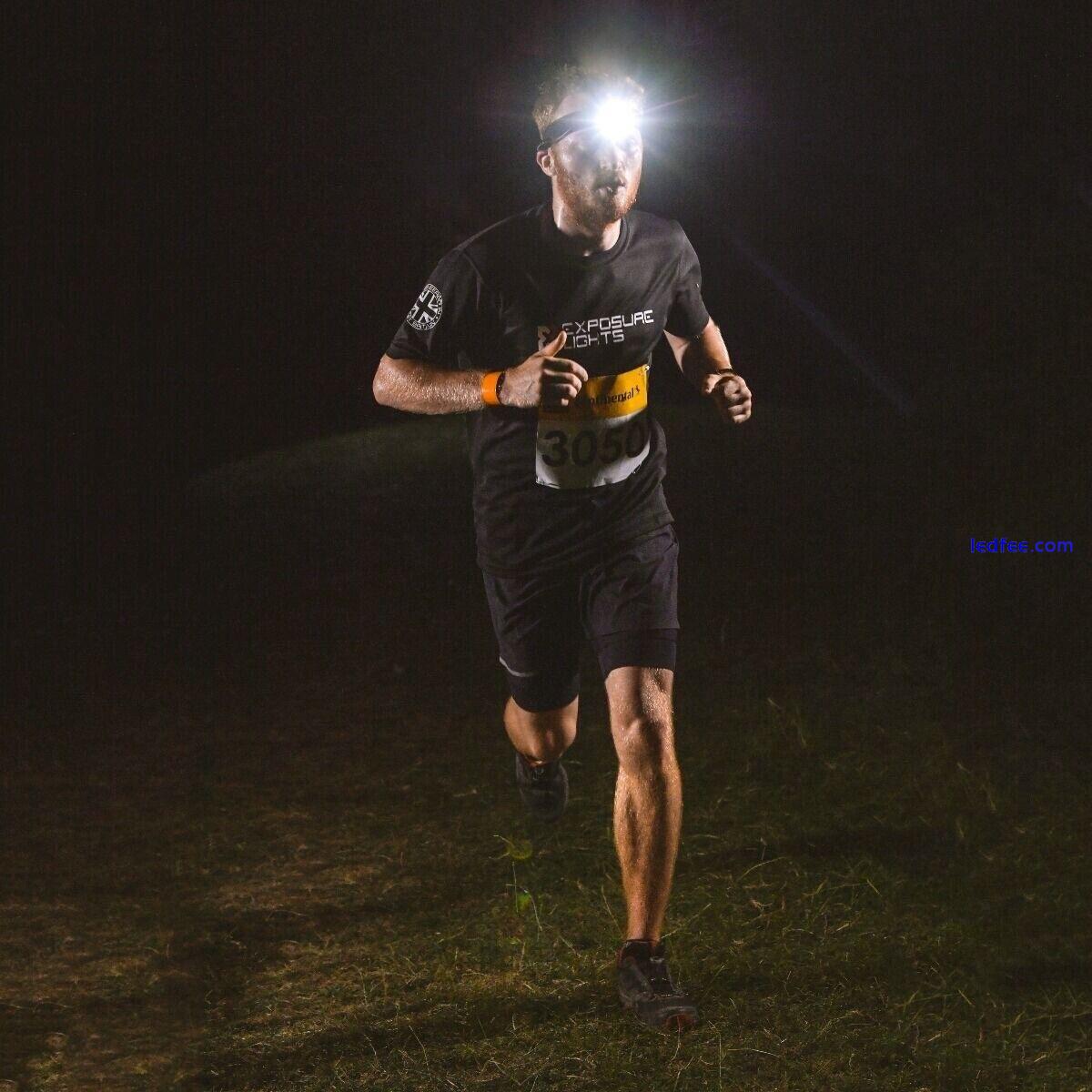 Exposure Lights HT1000: 1000 Lumen Rechargable Pro Head Torch in Gun Metal Black 1 