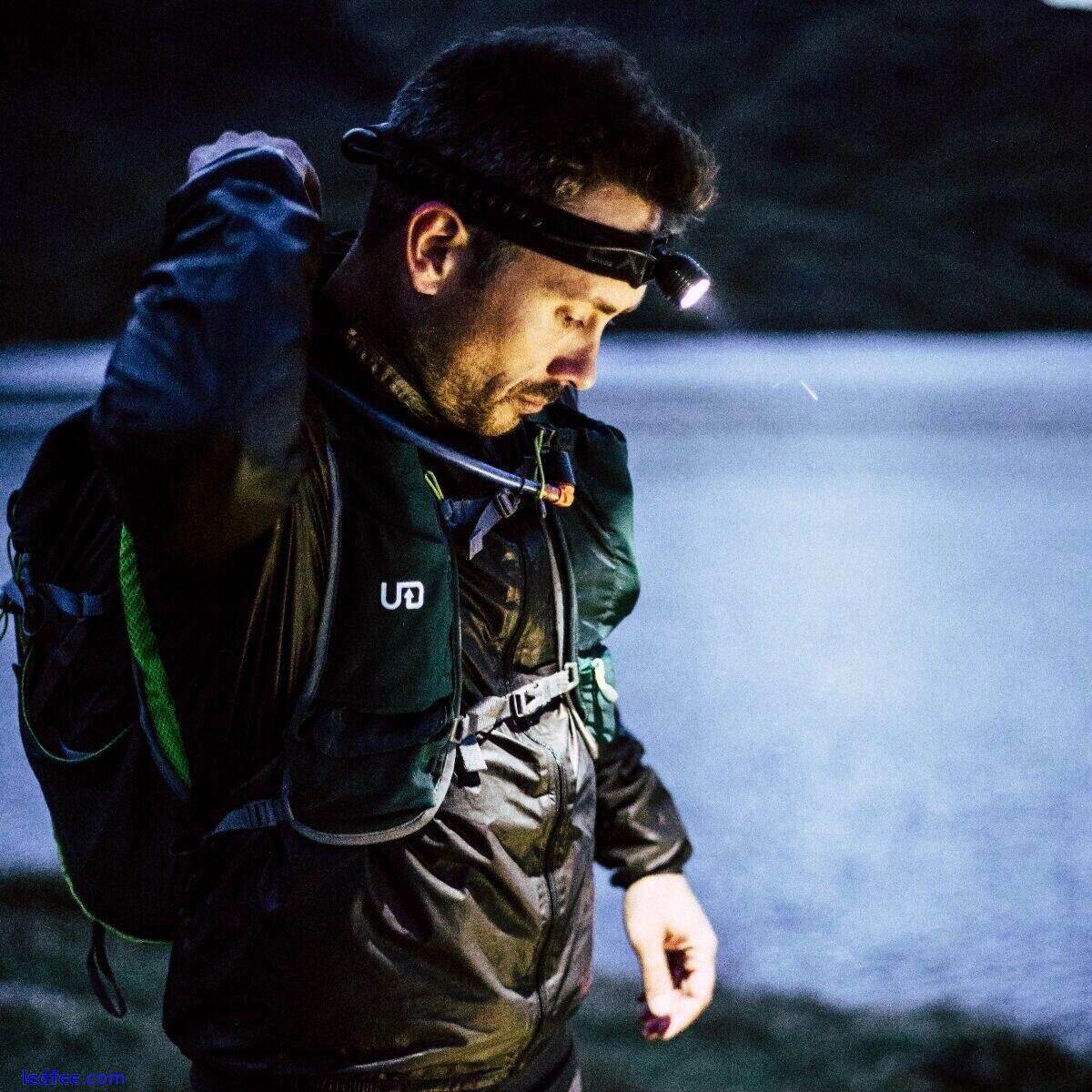 Exposure Lights HT1000: 1000 Lumen Rechargable Pro Head Torch in Gun Metal Black 2 