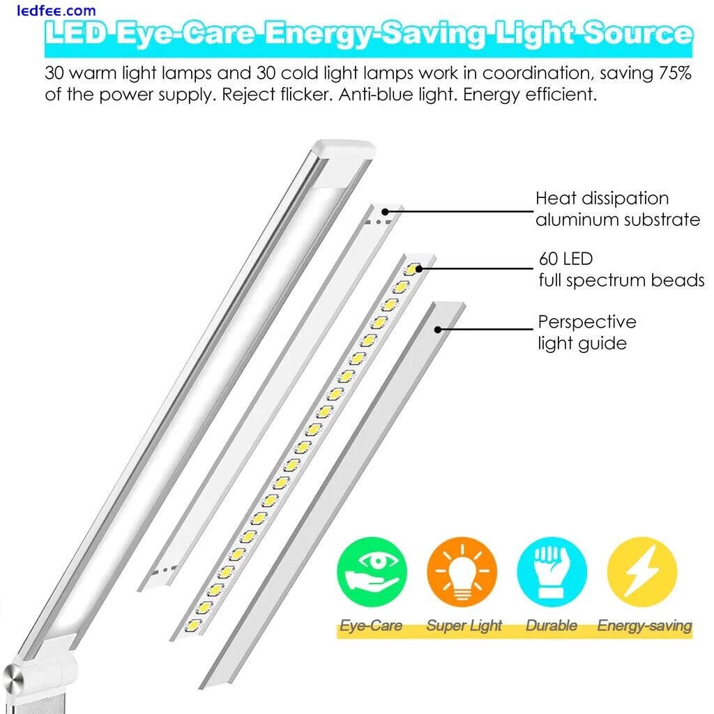 BIENSER LED Desk Lamp with Wireless Charger, USB Charging Port, Table Lamp. 2 