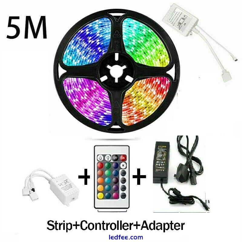 1-20m RGB Led Light Strips Kits with Remote, Indoor Color Led Lights for Bedroom 1 