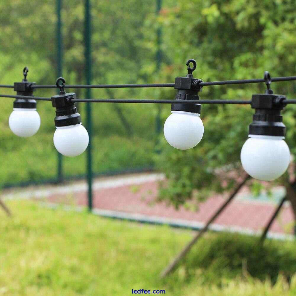 LED Festoon Fairy Lights Garden Party Wedding Outdoor String Ball Bulbs Lamp UK 3 