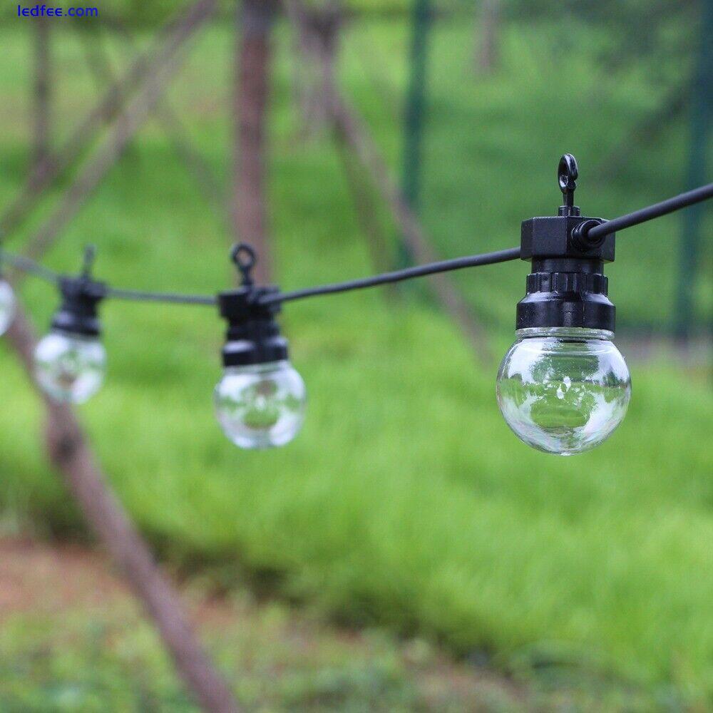 LED Festoon Fairy Lights Garden Party Wedding Outdoor String Ball Bulbs Lamp UK 4 