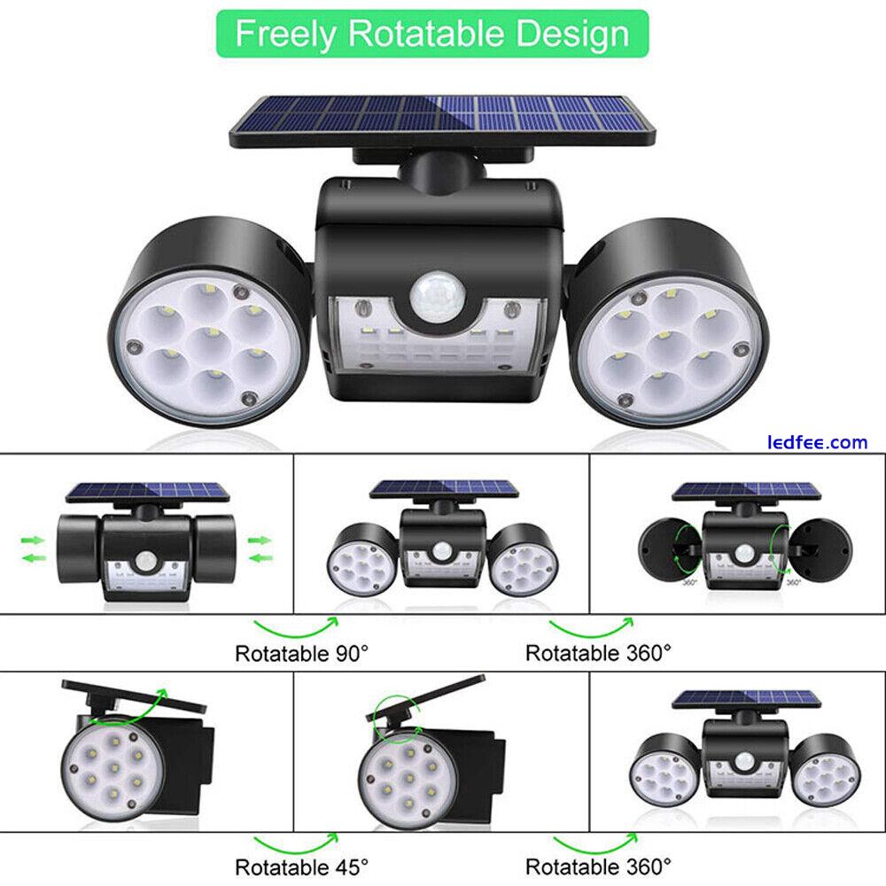 Commercial Solar Walkway Light LED Lamp Outdoor Area Dusk To Dawn Wall Lamp  1 