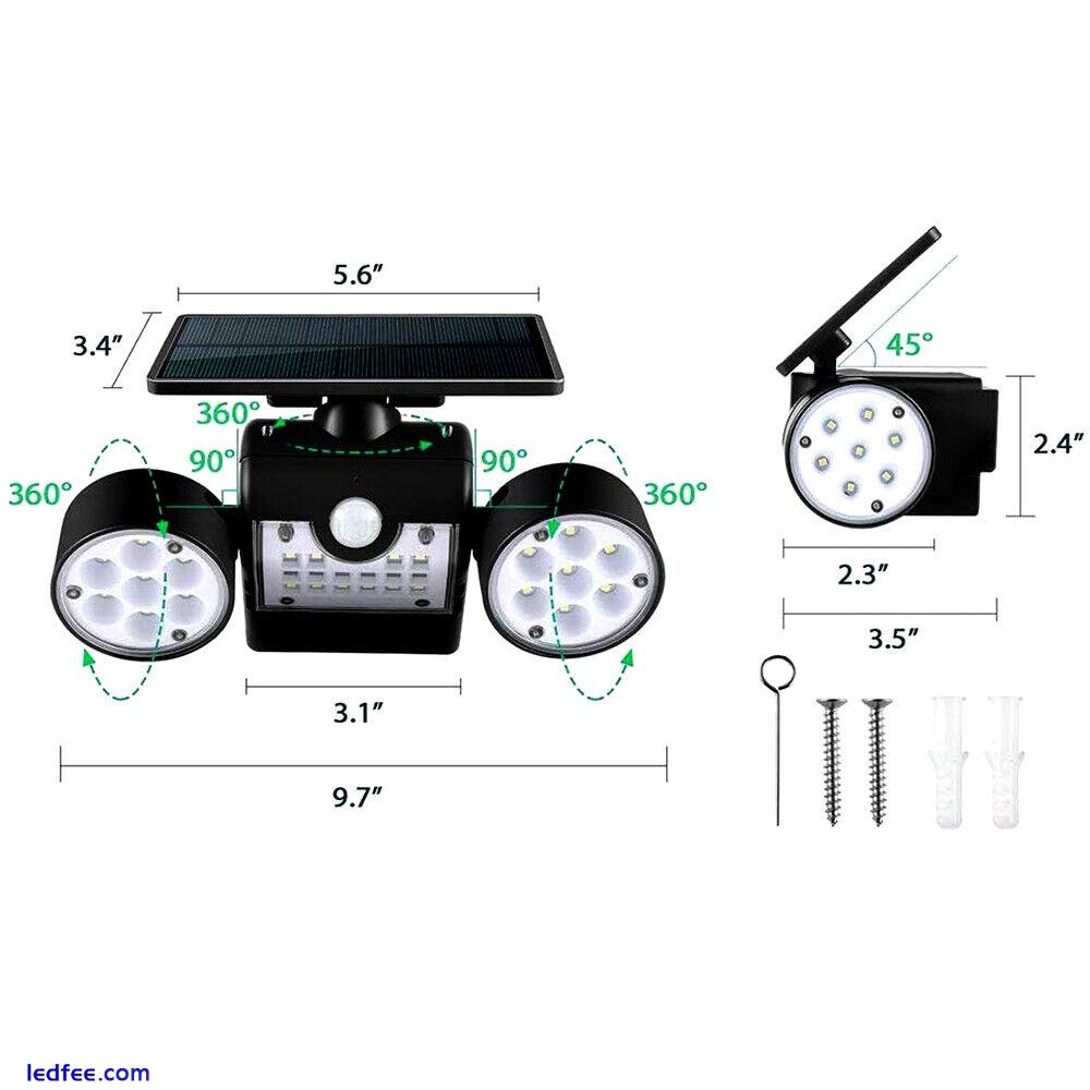 Commercial Solar Walkway Light LED Lamp Outdoor Area Dusk To Dawn Wall Lamp  0 