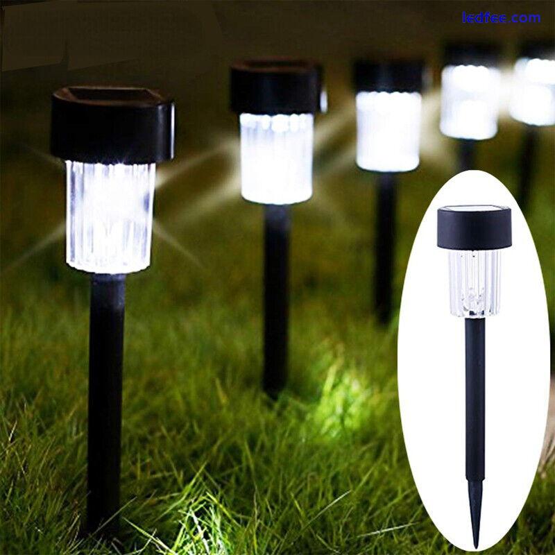 Outdoor Solar Power Spotlights Garden Yard Lawn LED Landscape Pathway Wall Lamp 0 